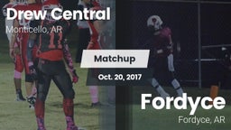 Matchup: Drew Central High Sc vs. Fordyce  2017