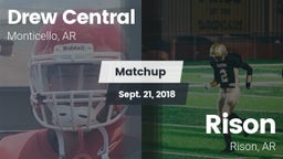 Matchup: Drew Central High Sc vs. Rison  2018