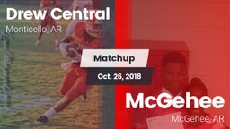 Matchup: Drew Central High Sc vs. McGehee  2018