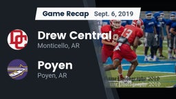 Recap: Drew Central  vs. Poyen  2019