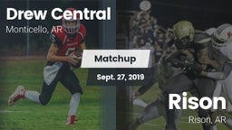 Matchup: Drew Central High Sc vs. Rison  2019