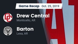 Recap: Drew Central  vs. Barton  2019