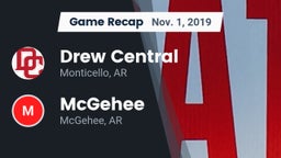 Recap: Drew Central  vs. McGehee  2019