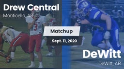 Matchup: Drew Central High Sc vs. DeWitt  2020