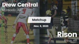Matchup: Drew Central High Sc vs. Rison  2020