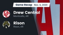 Recap: Drew Central  vs. Rison  2020