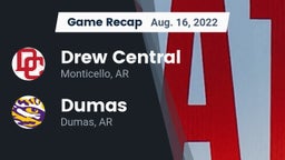 Recap: Drew Central  vs. Dumas  2022