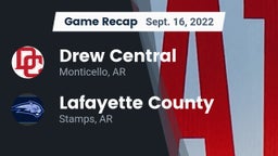 Recap: Drew Central  vs. Lafayette County  2022