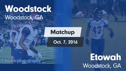 Matchup: Woodstock High vs. Etowah  2016