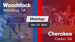 Matchup: Woodstock High vs. Cherokee  2016