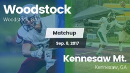 Matchup: Woodstock High vs. Kennesaw Mt.  2017