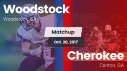 Matchup: Woodstock High vs. Cherokee  2017