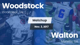 Matchup: Woodstock High vs. Walton  2017