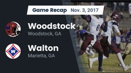 Recap: Woodstock  vs. Walton  2017