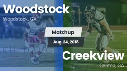 Matchup: Woodstock High vs. Creekview  2018