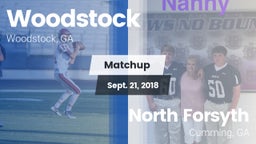 Matchup: Woodstock High vs. North Forsyth  2018