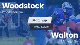 Matchup: Woodstock High vs. Walton  2018