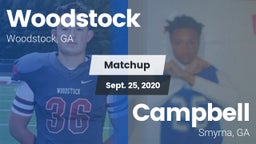Matchup: Woodstock High vs. Campbell  2020