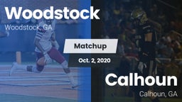 Matchup: Woodstock High vs. Calhoun  2020