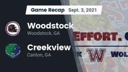 Recap: Woodstock  vs. Creekview  2021