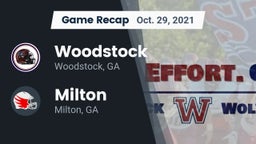 Recap: Woodstock  vs. Milton  2021