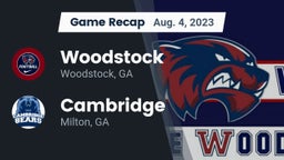 Recap: Woodstock  vs. Cambridge  2023