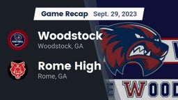 Recap: Woodstock  vs. Rome High 2023