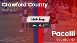 Matchup: Crawford County vs. Pacelli  2017