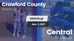 Matchup: Crawford County vs. Central  2017