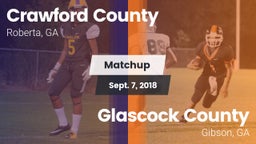 Matchup: Crawford County vs. Glascock County  2018