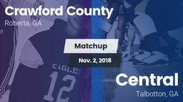 Matchup: Crawford County vs. Central  2018