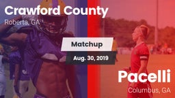 Matchup: Crawford County vs. Pacelli  2019