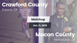 Matchup: Crawford County vs. Macon County  2019
