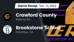 Recap: Crawford County  vs. Brookstone School 2023