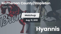 Matchup: McPherson vs. Hyannis 2018