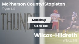 Matchup: McPherson vs. Wilcox-Hildreth  2018