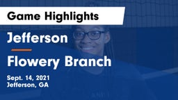 Jefferson  vs Flowery Branch  Game Highlights - Sept. 14, 2021