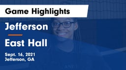 Jefferson  vs East Hall  Game Highlights - Sept. 16, 2021