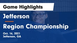 Jefferson  vs Region Championship Game Highlights - Oct. 16, 2021