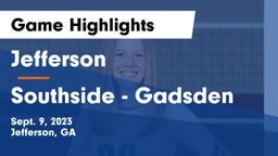 Jefferson  vs Southside  - Gadsden Game Highlights - Sept. 9, 2023