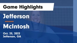 Jefferson  vs McIntosh  Game Highlights - Oct. 25, 2023