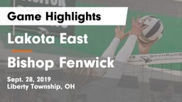 Lakota East  vs Bishop Fenwick Game Highlights - Sept. 28, 2019