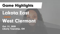 Lakota East  vs West Clermont  Game Highlights - Oct. 21, 2020