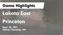 Lakota East  vs Princeton  Game Highlights - Sept. 30, 2021