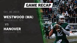 Recap: Westwood (MA)  vs. Hanover  2015