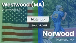 Matchup: Westwood  vs. Norwood  2017
