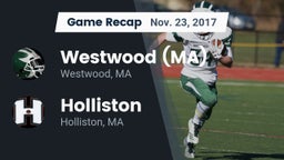 Recap: Westwood (MA)  vs. Holliston  2017