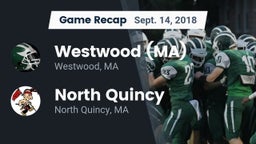 Recap: Westwood (MA)  vs. North Quincy  2018