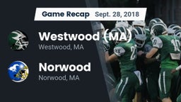Recap: Westwood (MA)  vs. Norwood  2018