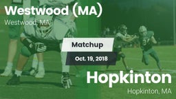 Matchup: Westwood  vs. Hopkinton  2018